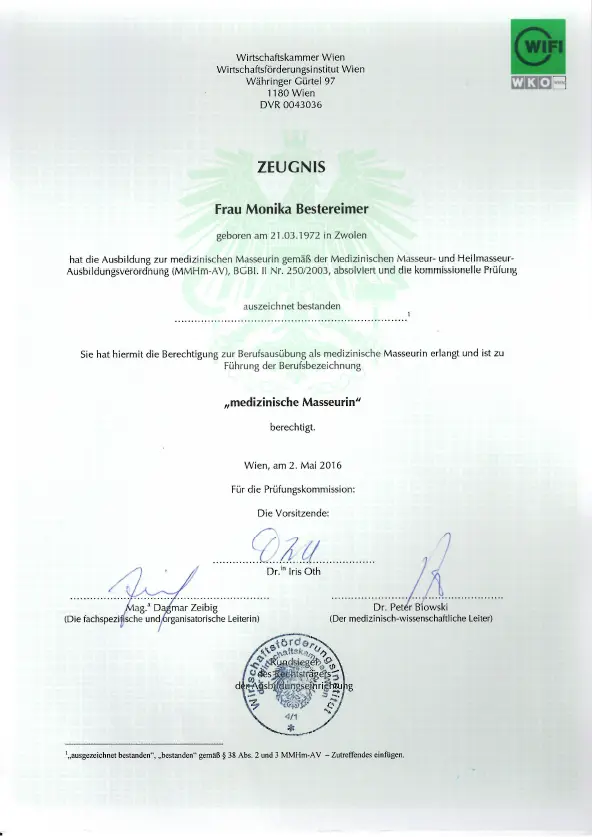 Medizinische Massage