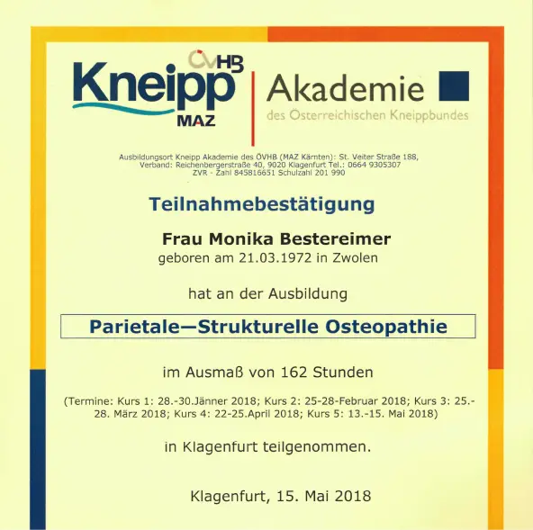 Parietale Strukturelle Osteopathie