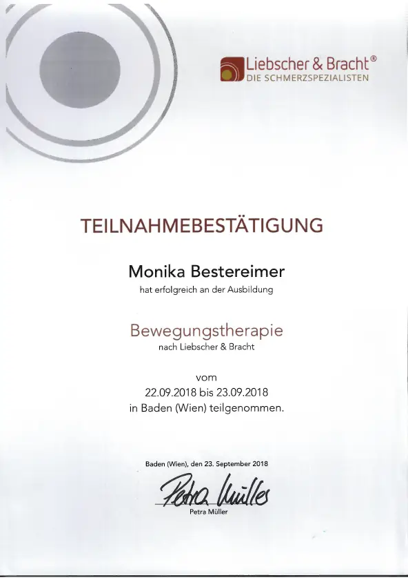Bewegungstherapie nach Liebscher & Bracht