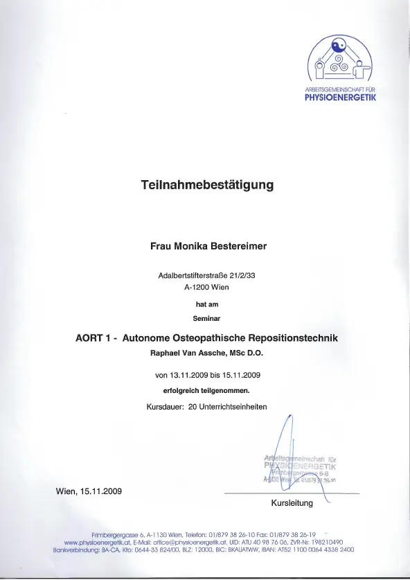 Aktive Regenerationstherapie (ART)