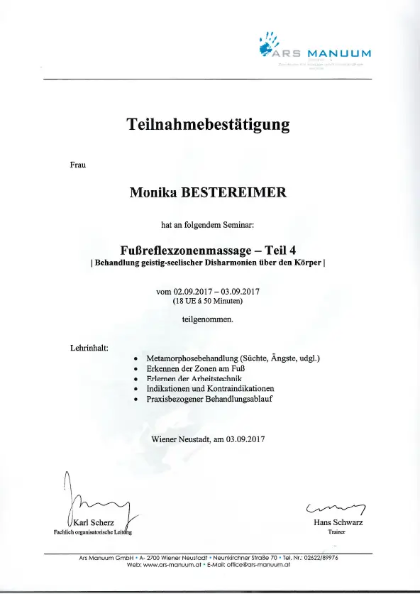 Fußzonenreflexmassage III