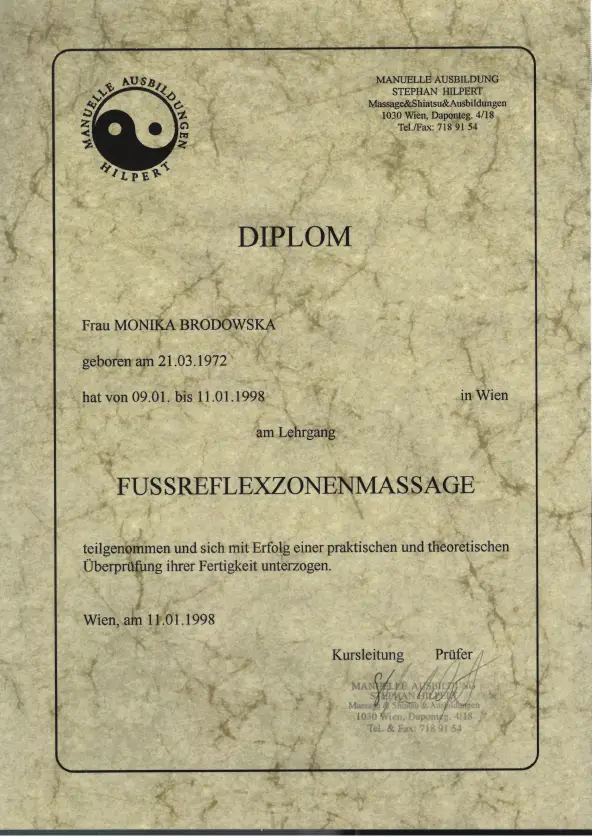 Fußzonenreflexmassage IV